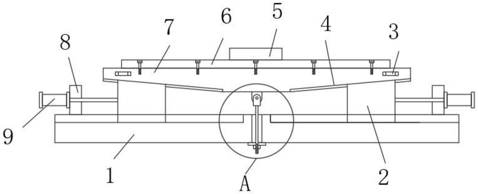 一种气缸驱动式直线导轨调节装置的制作方法