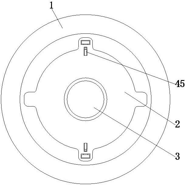 一种电机轴承盖锻件安装组件的制作方法