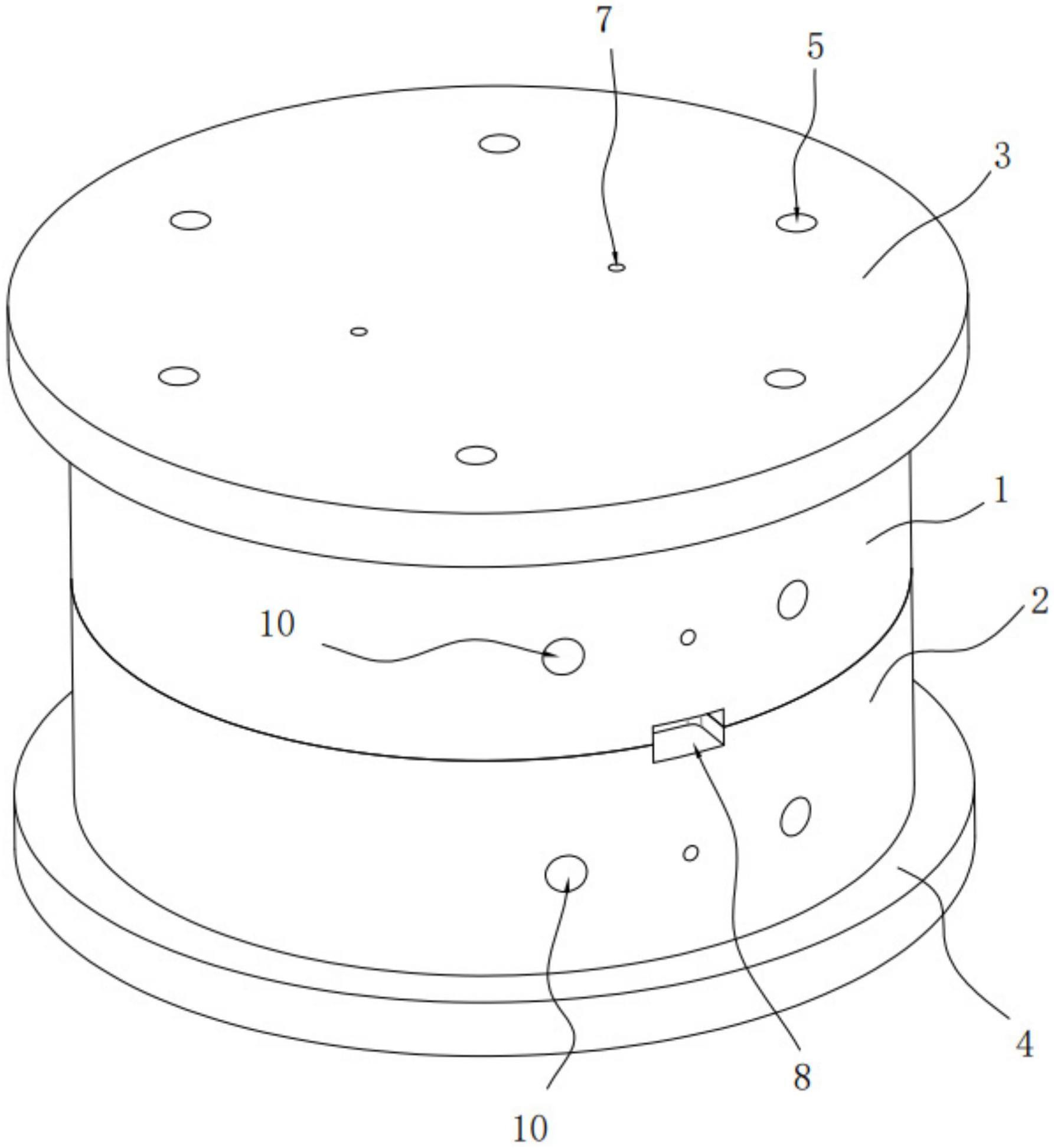 一种高温合金环形深槽构件热校形模具的制作方法