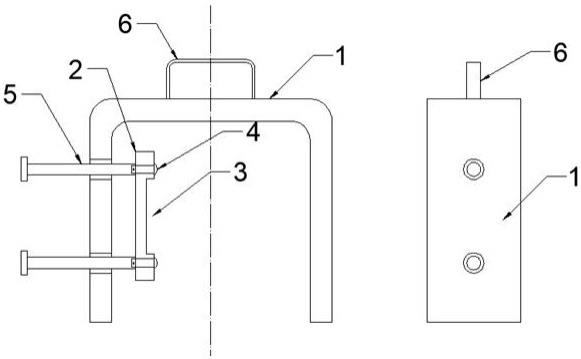 一种镍电解槽槽帮母排矫正装置的制作方法