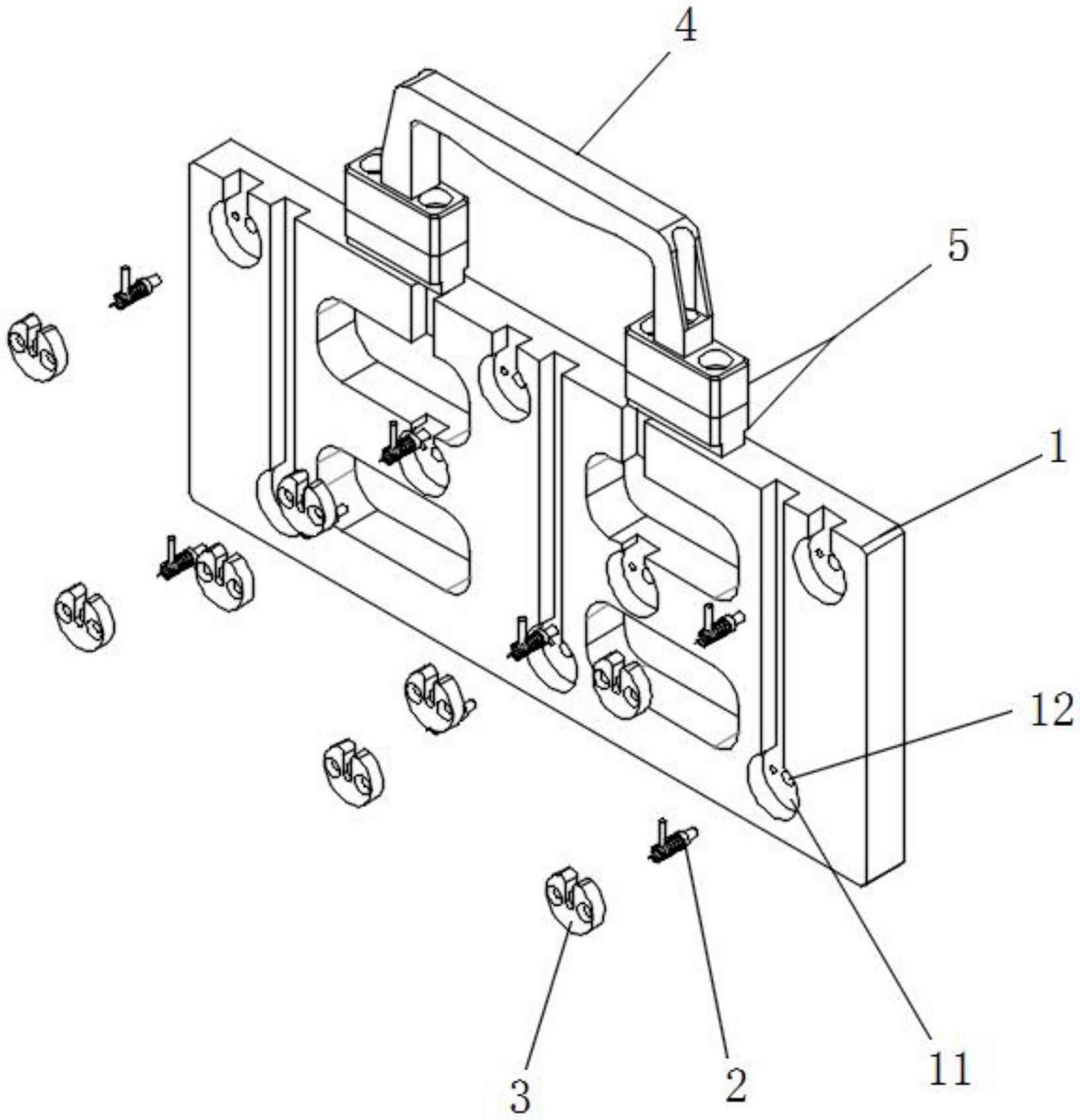 一种软包热压夹具温度校准工装的制作方法