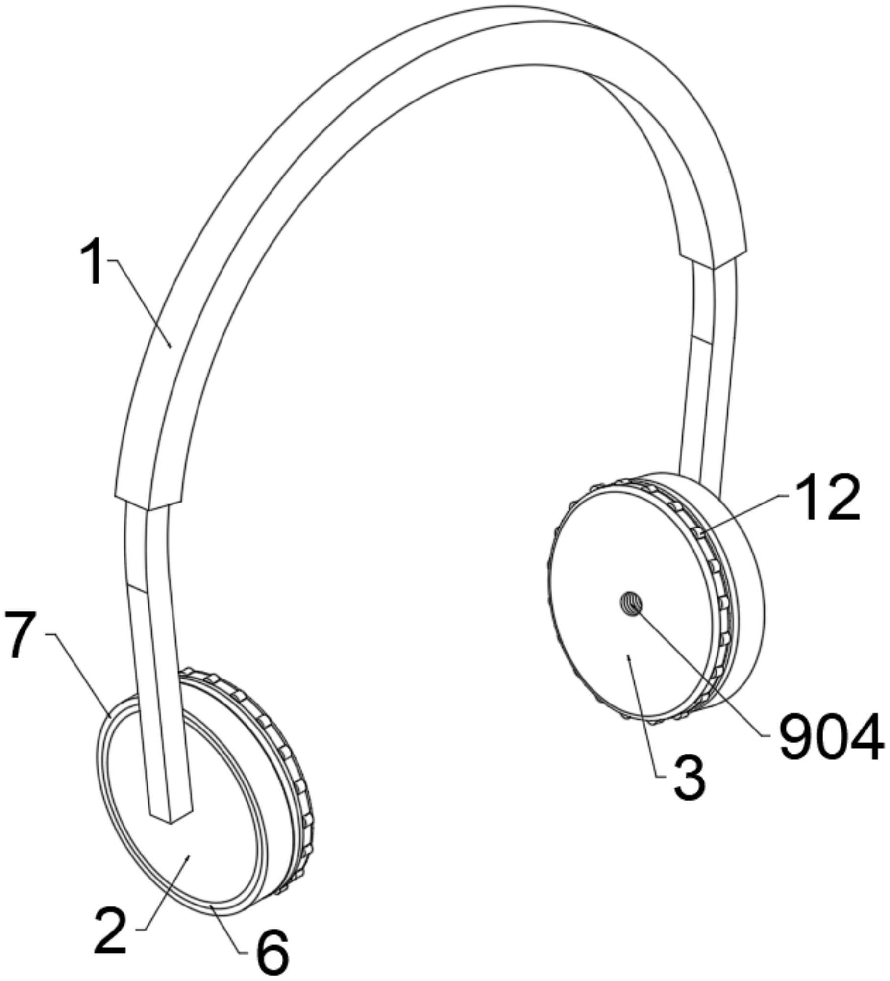 一种头戴式耳机降噪结构的制作方法