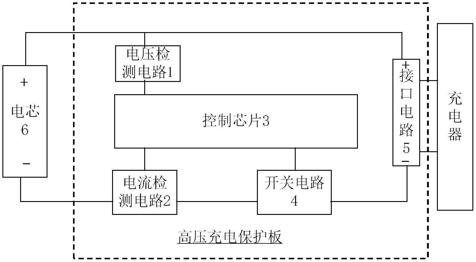 一种高压充电保护板及充电电池、电子设备和工具机设备的制作方法