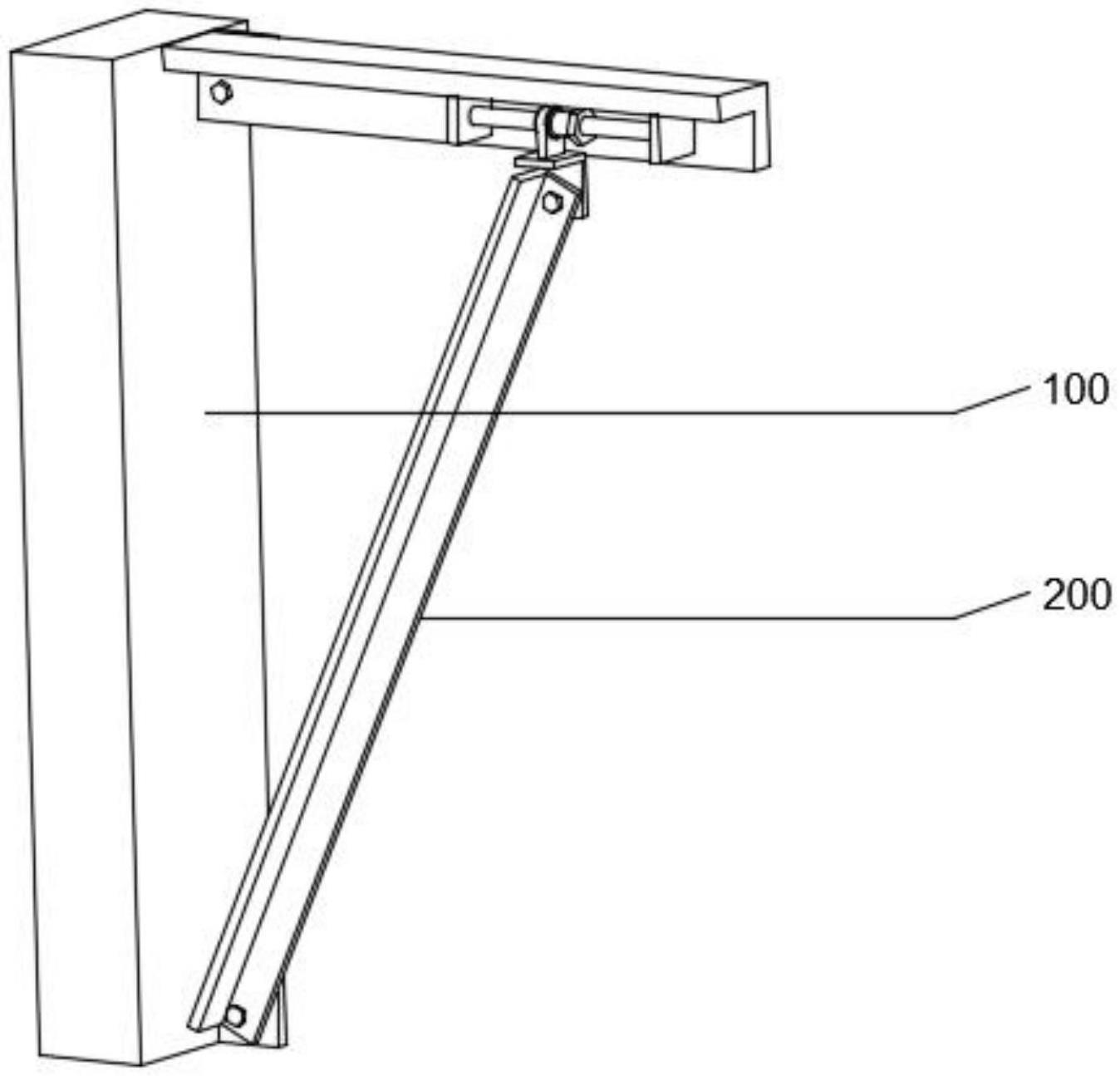 一种钢筋桁架楼承板悬挑加固结构的制作方法