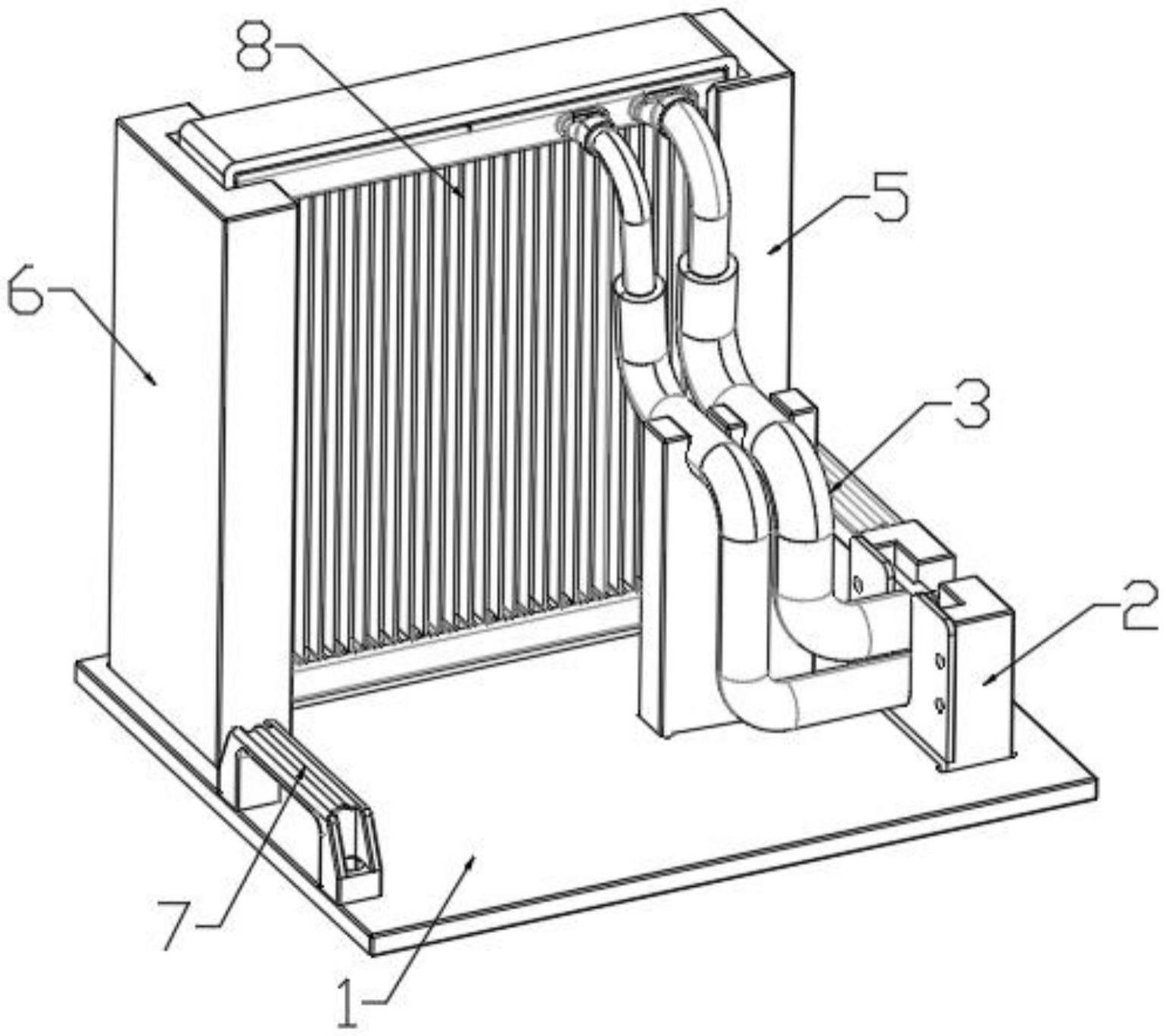 一种重卡空调制冷器芯体尺寸检验装置的制作方法