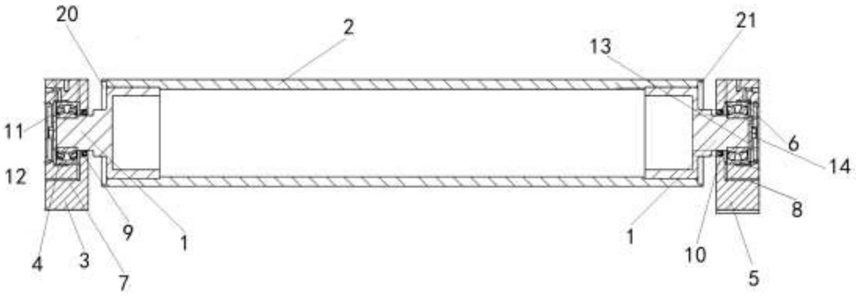 一种冷轧线测张辊连接结构的制作方法