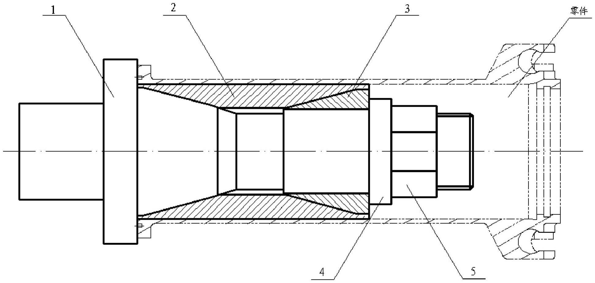 一种车床用机械式胀力芯轴的制作方法
