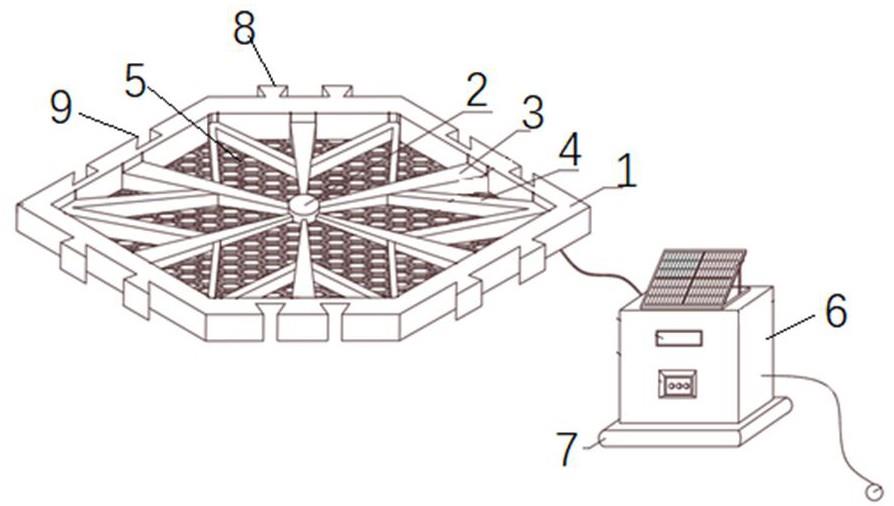 一种用于水体污染物吸附的多层级3D打印仿生莲叶装置