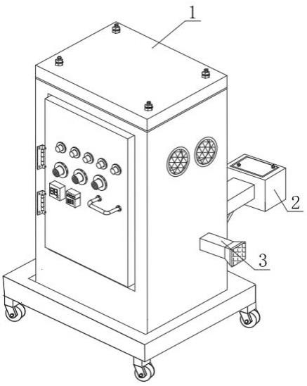 一种具有水循环散热结构立式节能控制柜的制作方法