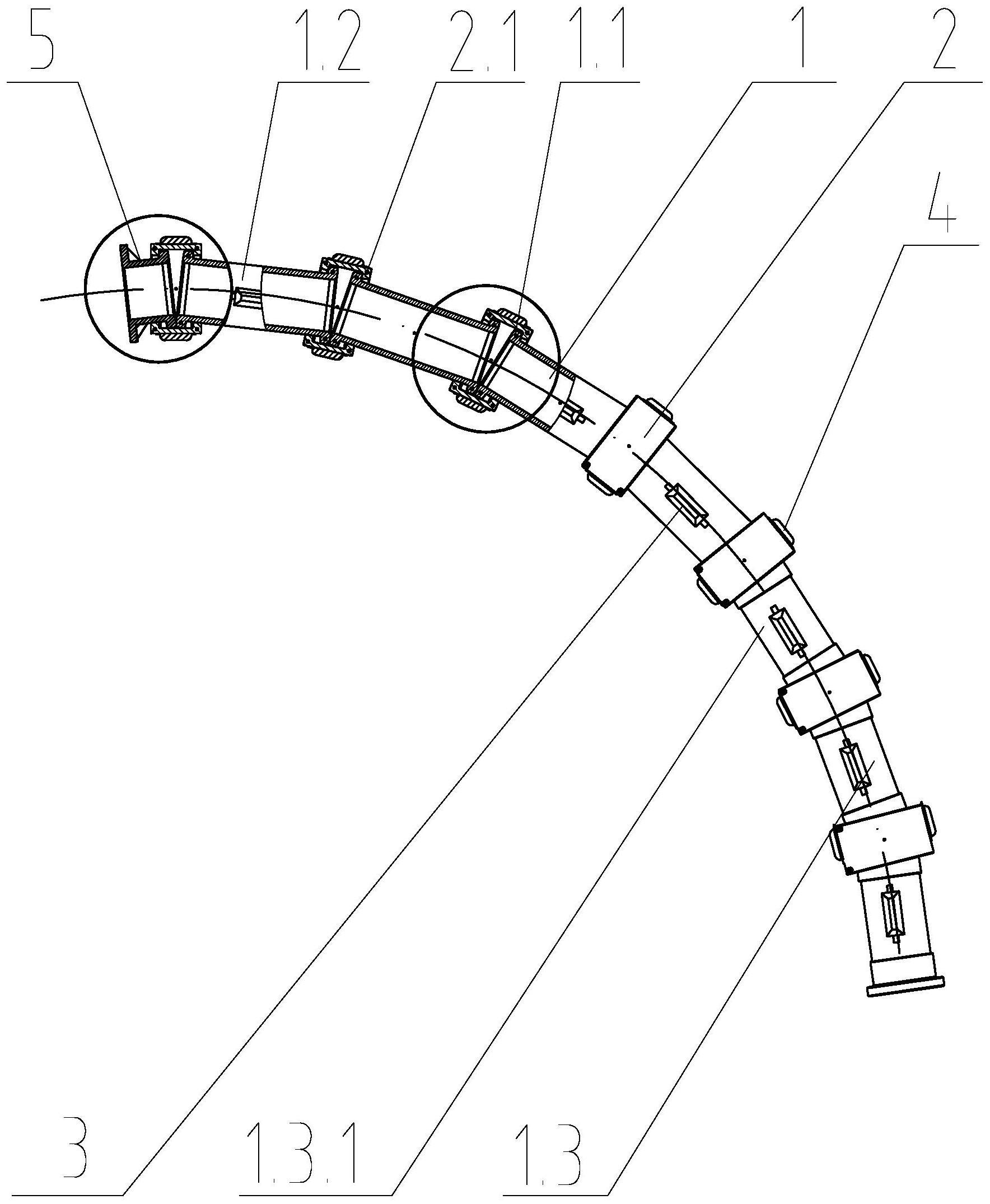 一种用于海缆抬升维护的限弯器的制作方法