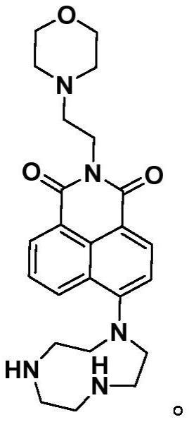 基于萘酰亚胺-1,4,7-三氮庚烷的荧光探针及其制备方法和应用