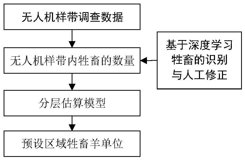 一种基于无人机数据的牲畜羊单位估算方法