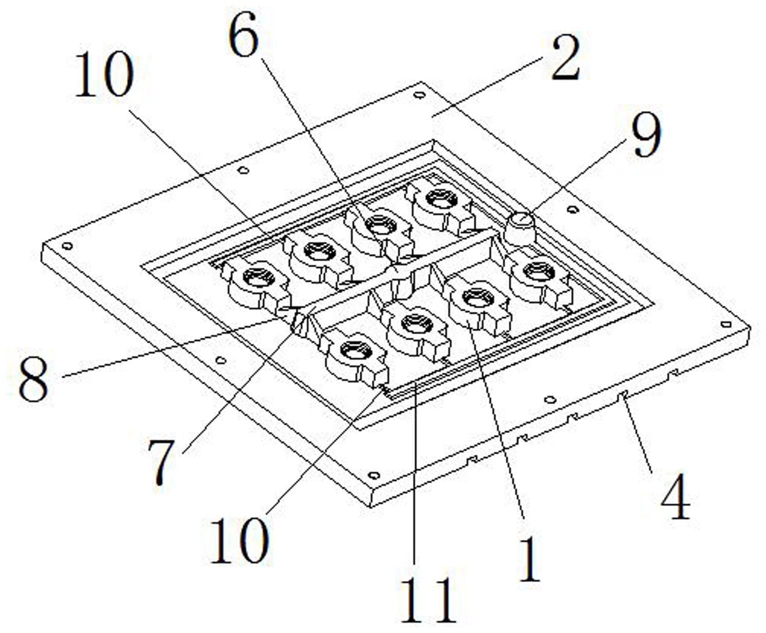 一种粘土砂自动造型线模具及铸造方法与流程