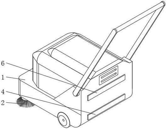 粉末调料车间的地面清洁装置的制作方法