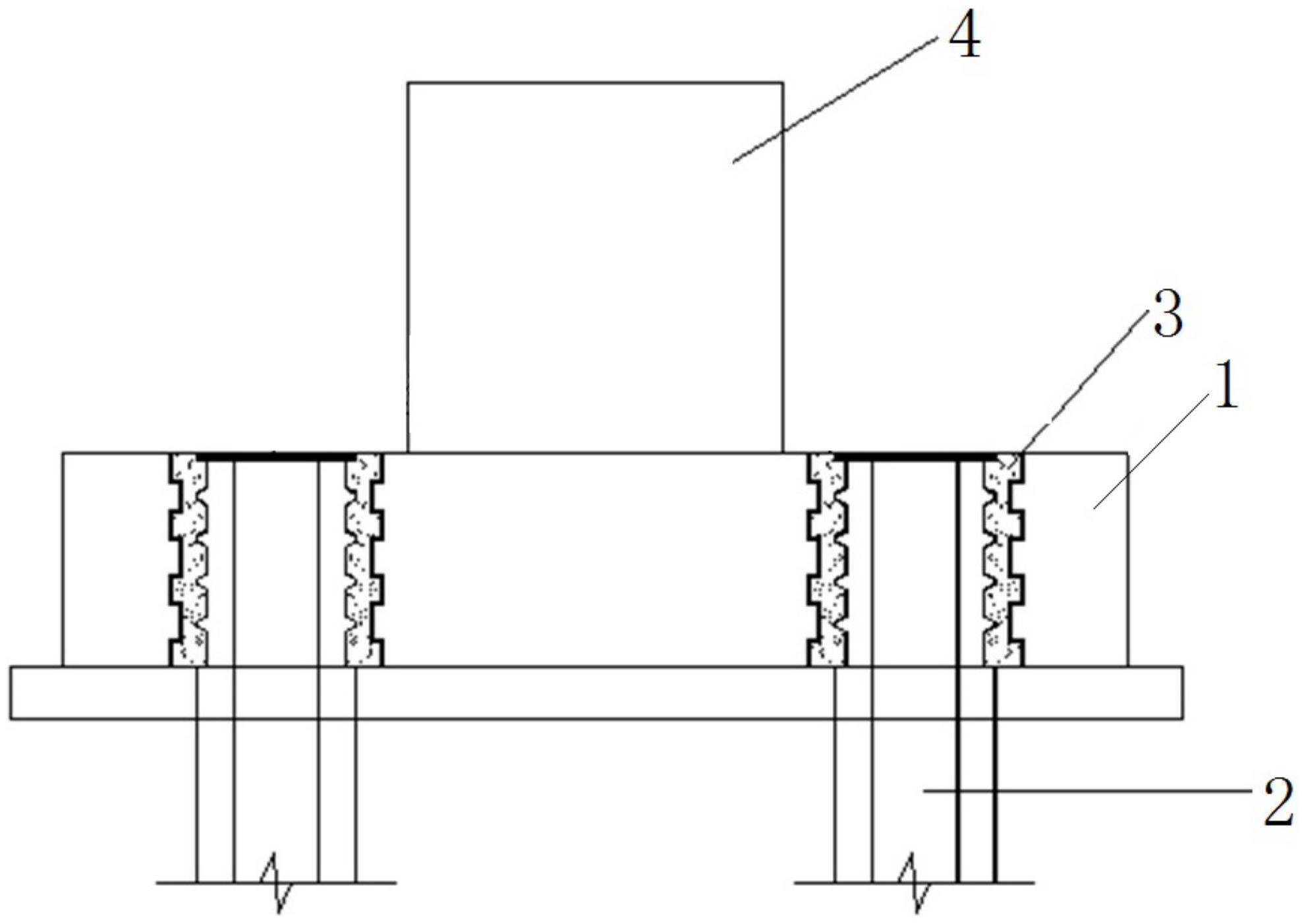 架空输电线路PHC管桩与预制承台的灌浆料连接方法与流程