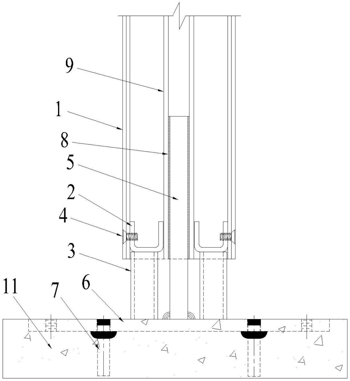一种易定位的幕墙立柱结构的制作方法