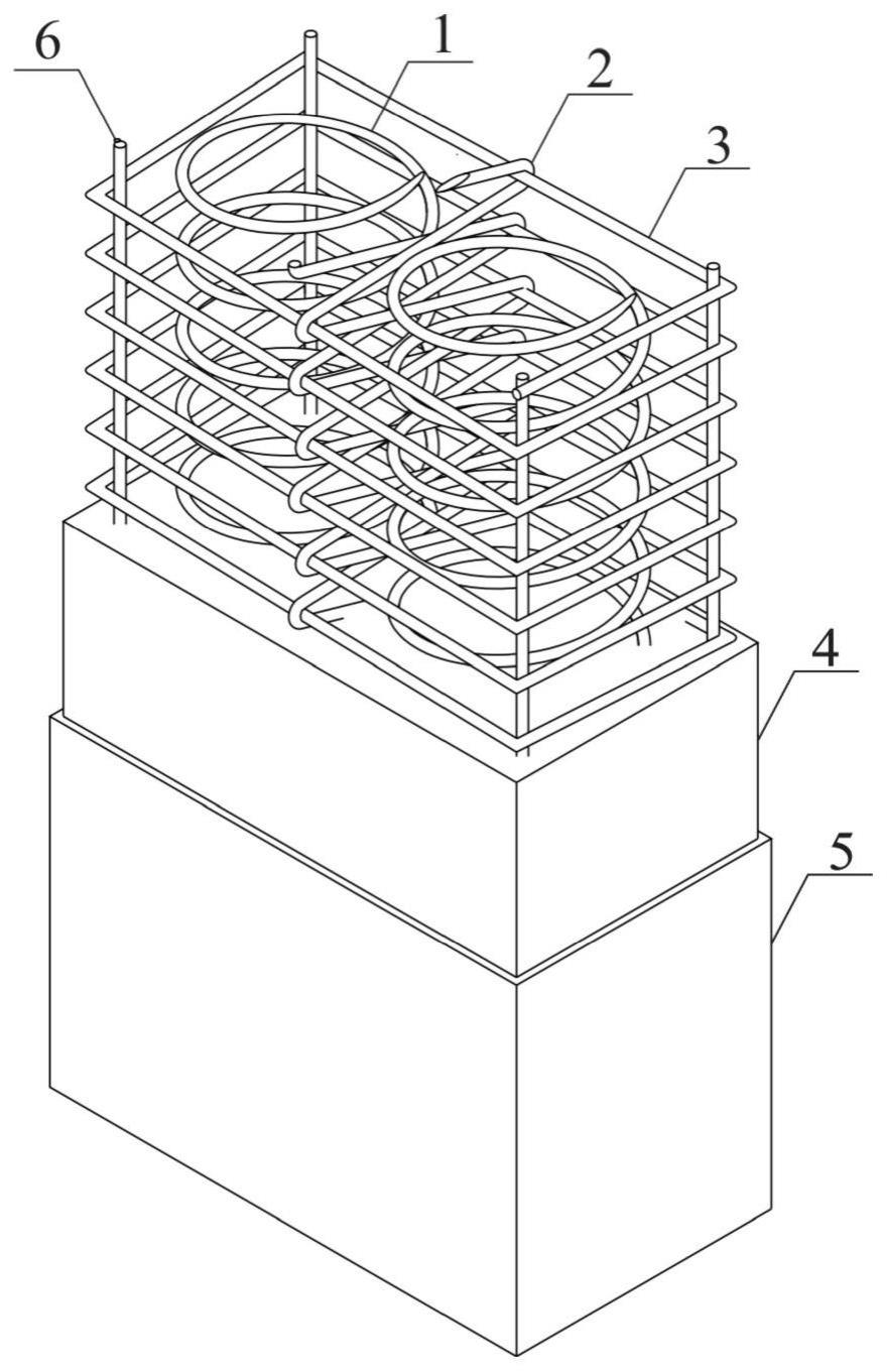 内置复合约束的矩形钢管混凝土柱及其施工方法与流程