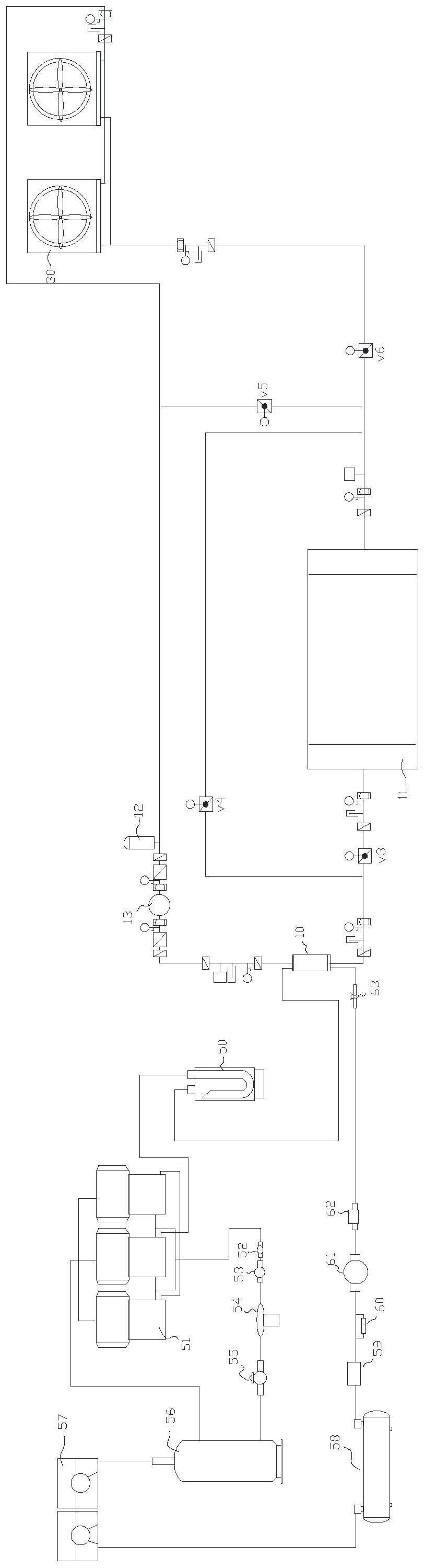 基于潜热蓄冷的冷库冷能供给系统及其供给方法与流程