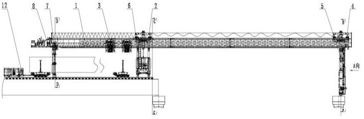 可架设斜交梁的架桥机的制作方法