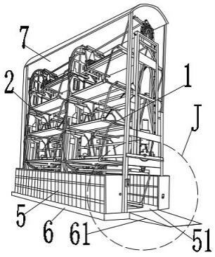 子母机式垂直循环立体车库及其存取车方法与流程