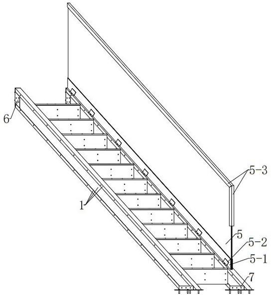 一种装配式轻钢结构楼梯及其安装方法与流程