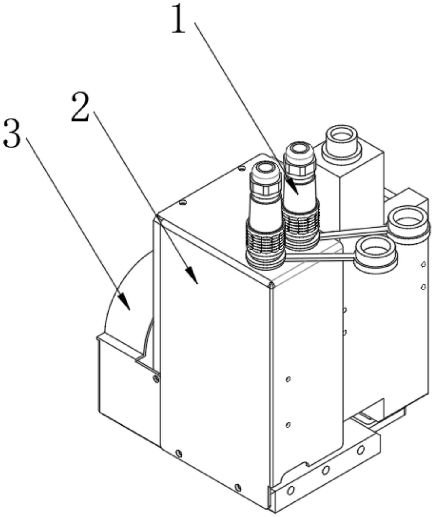 一种锂电池不良打标防堵扣盖装置的制作方法