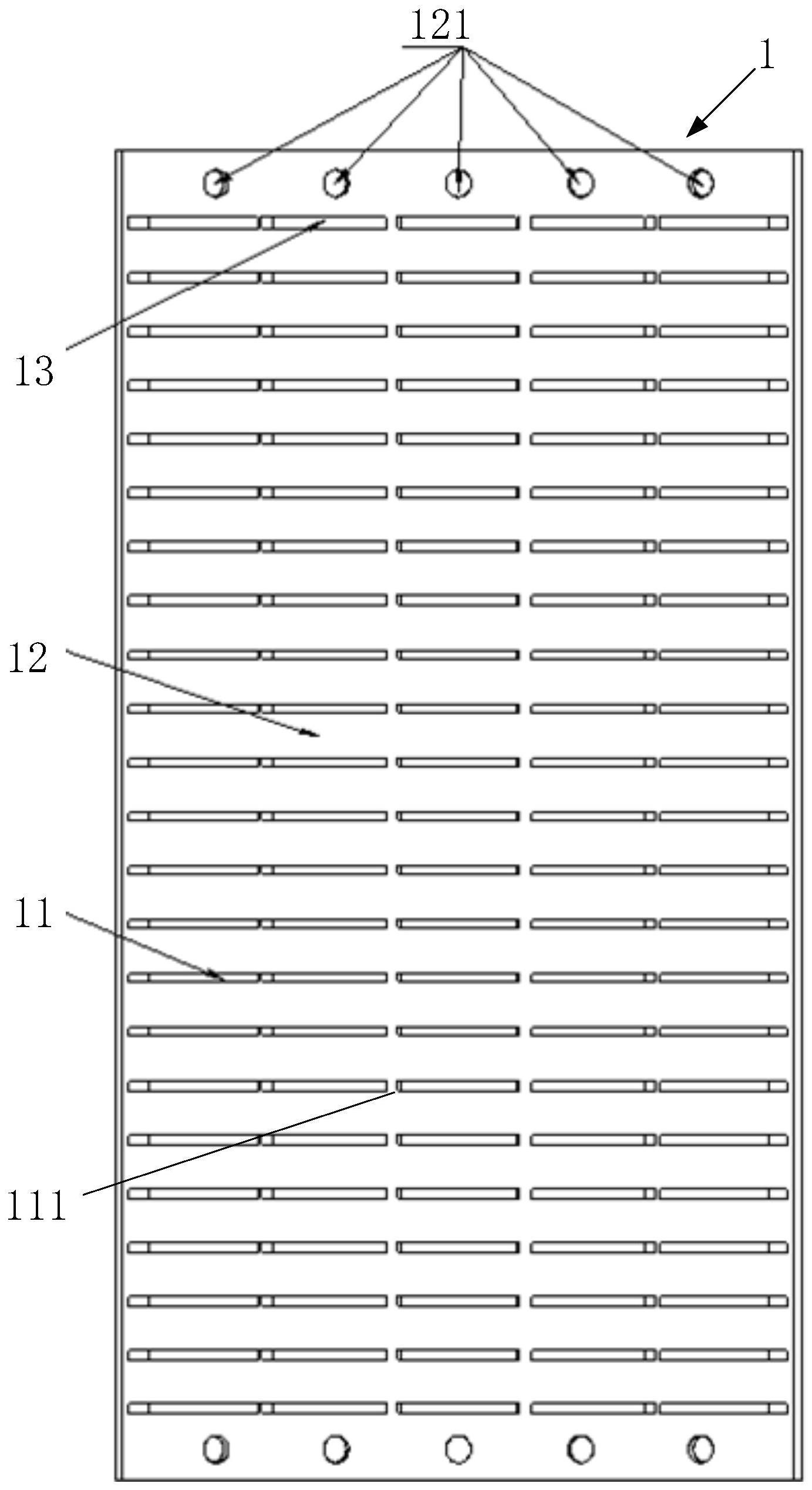 多阵列内嵌型挡板式缓冲器的制作方法