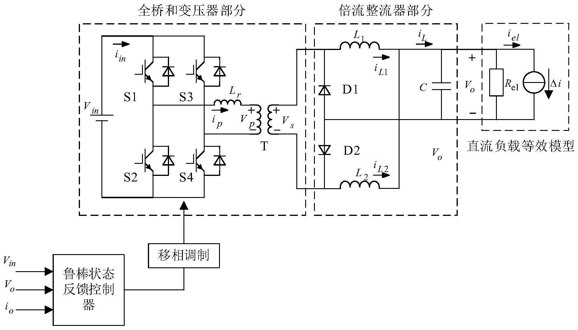 一种隔离型DC/DC变流器的鲁棒状态反馈控制方法与流程