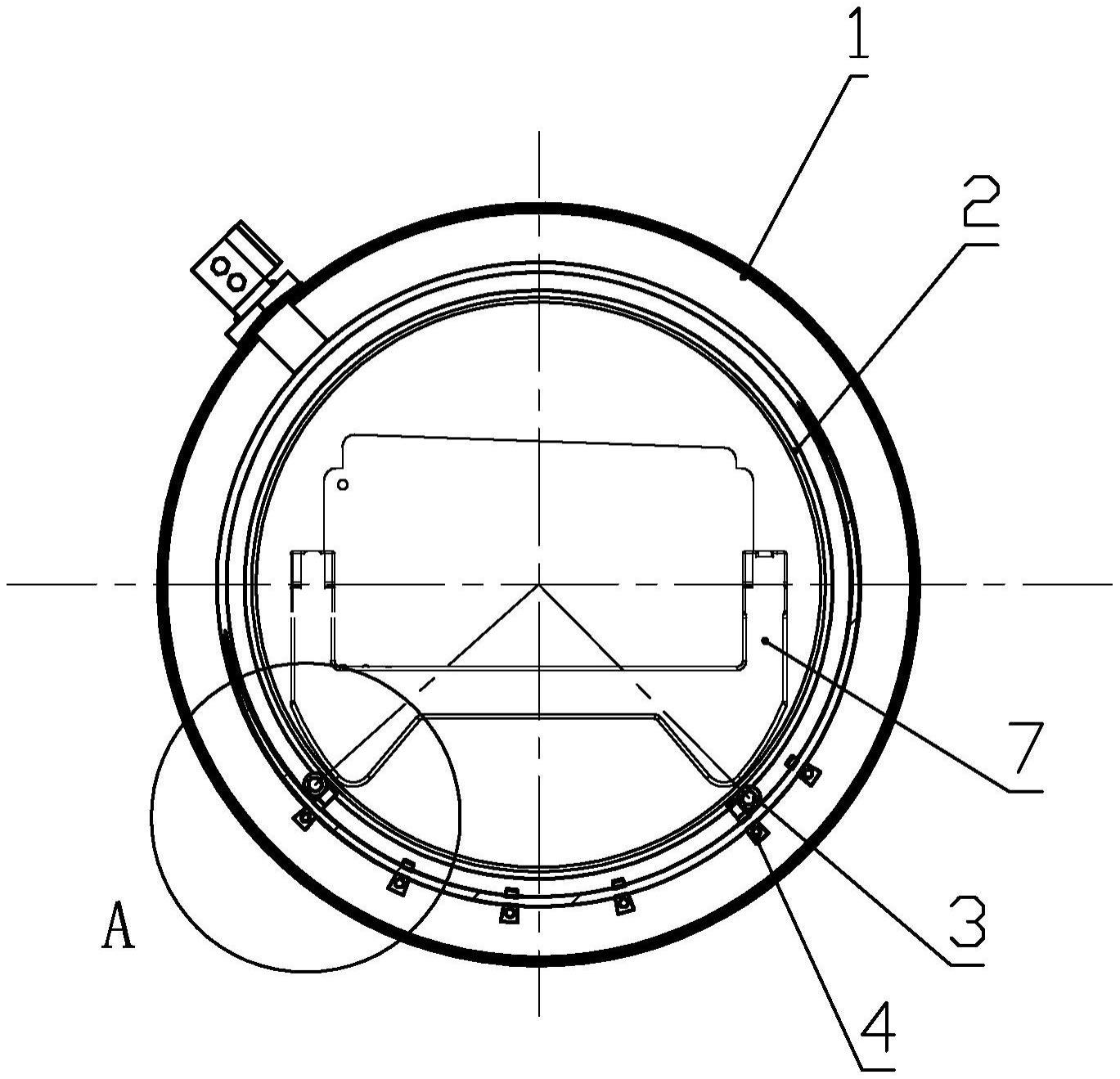 一种石英管支撑结构的制作方法