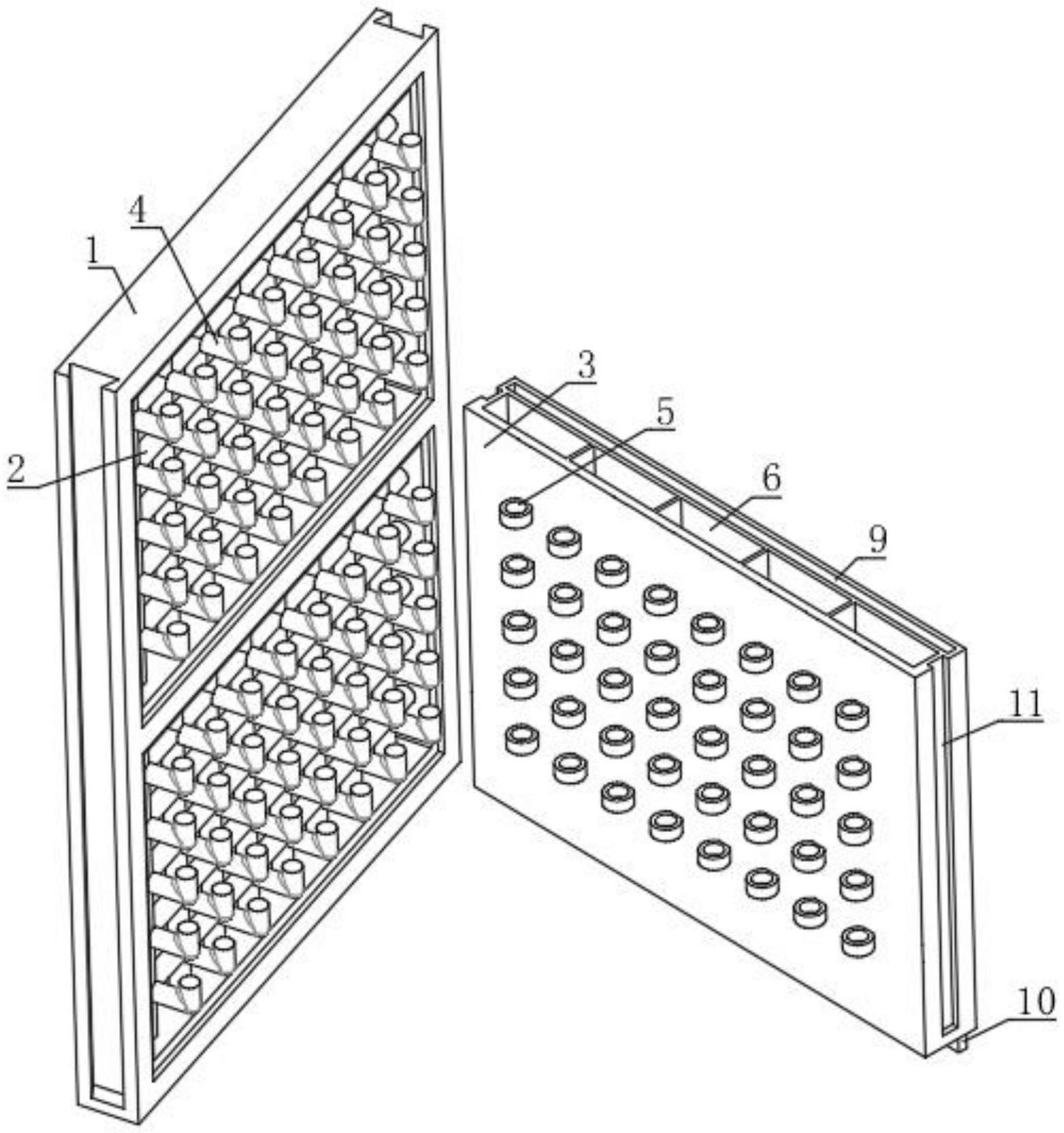 一种房建施工墙体抗裂龙骨构架的制作方法