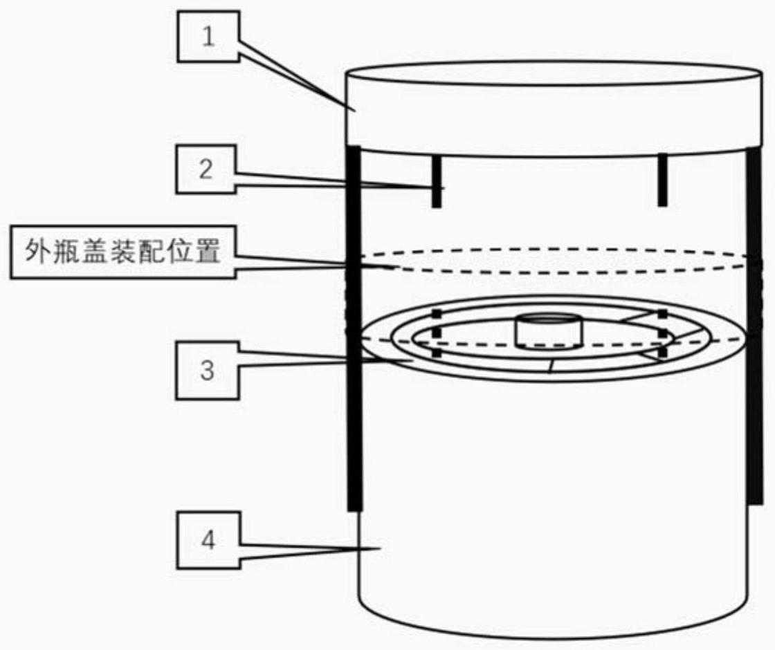 一种带有防伪标签的瓶盖的制作方法