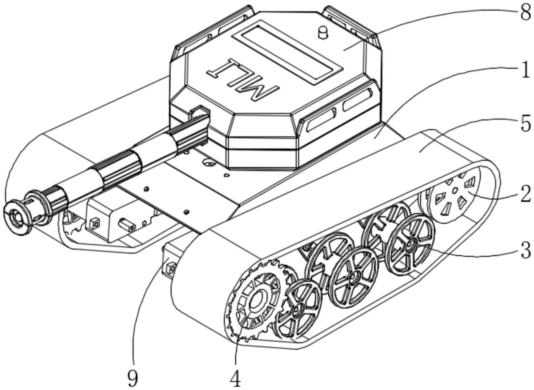 一种坦克玩具车的制作方法