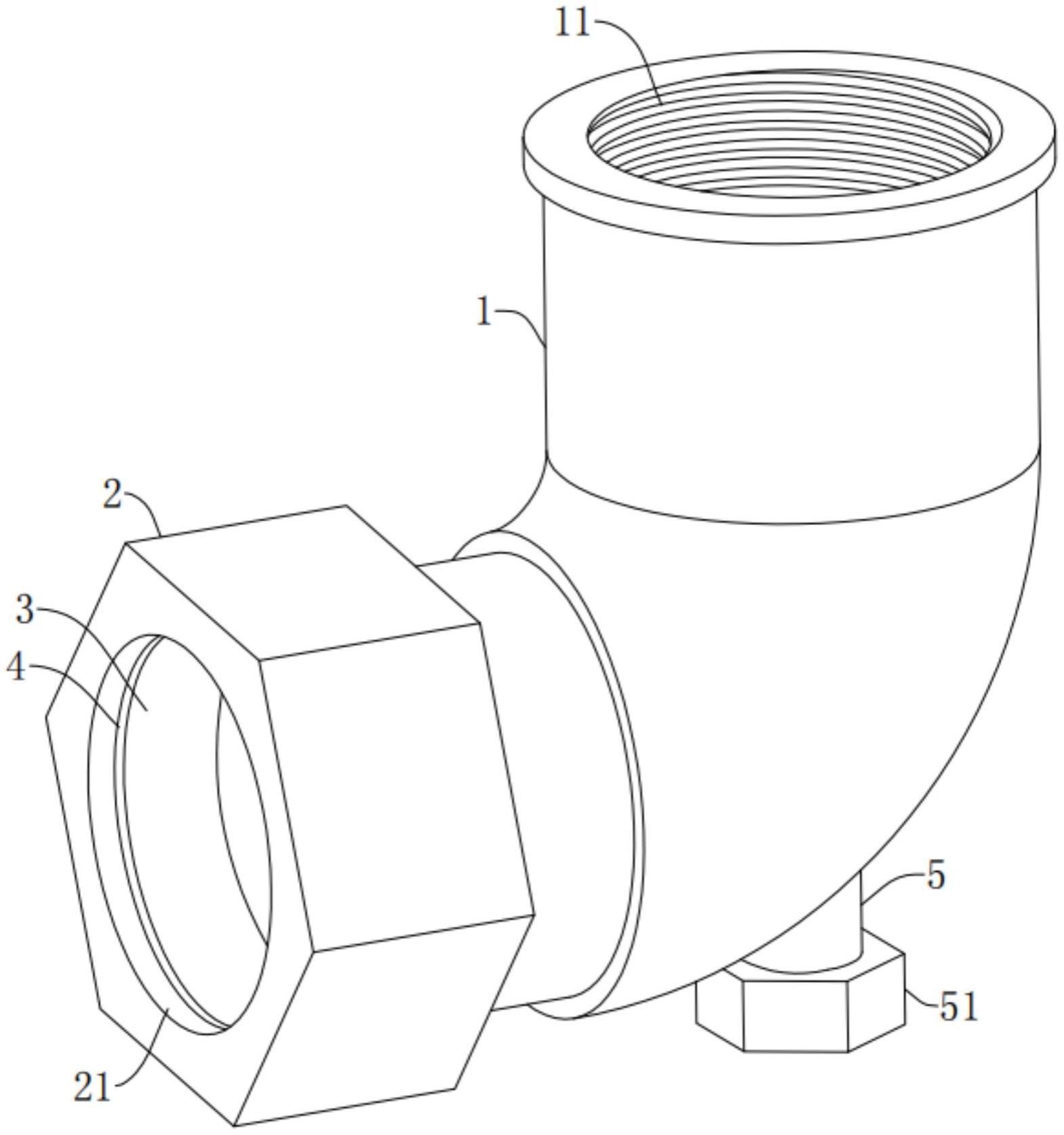 一种太阳能热水器排气排水弯头的制作方法