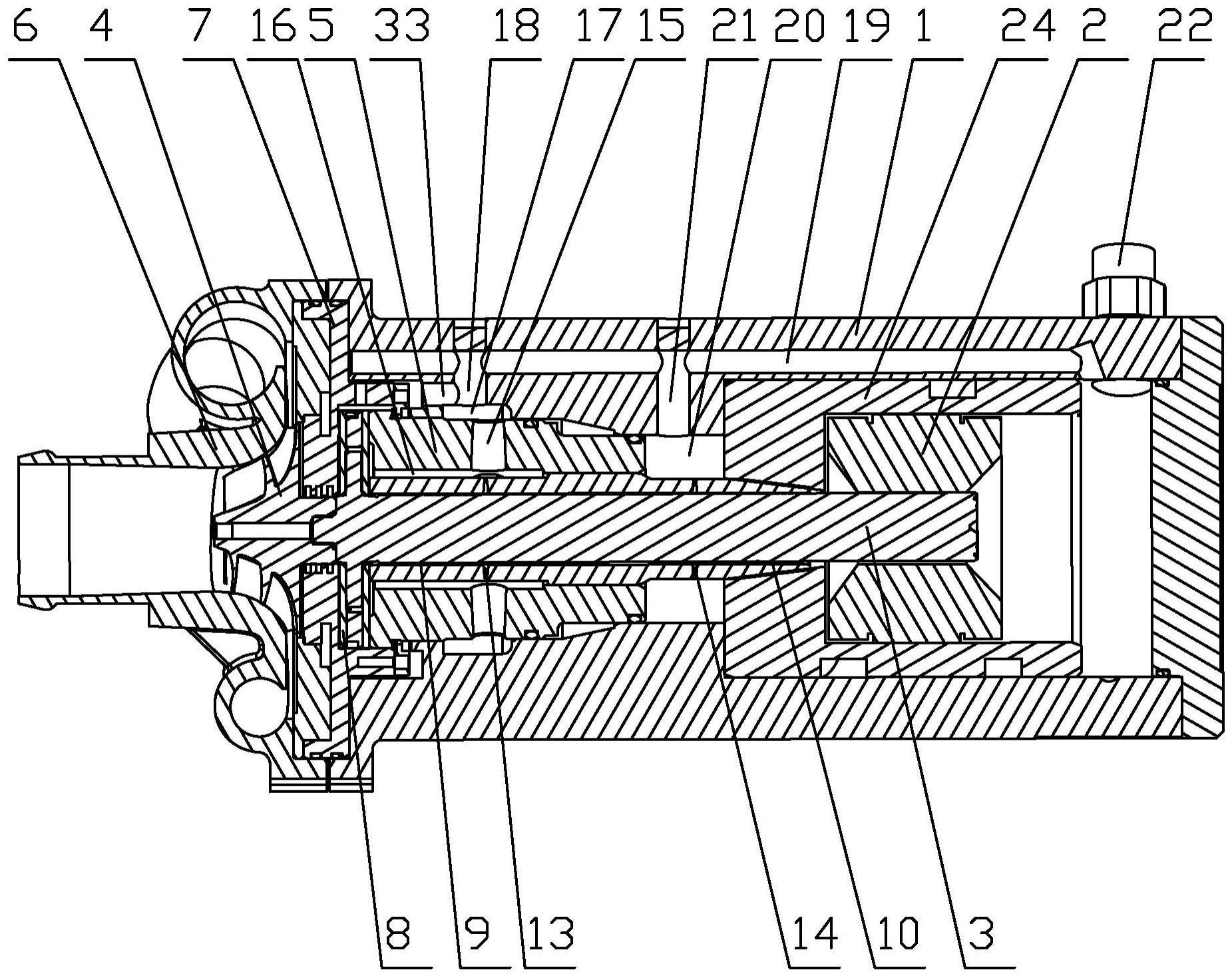 一种高速离心空压机内部空气路冷却系统的制作方法