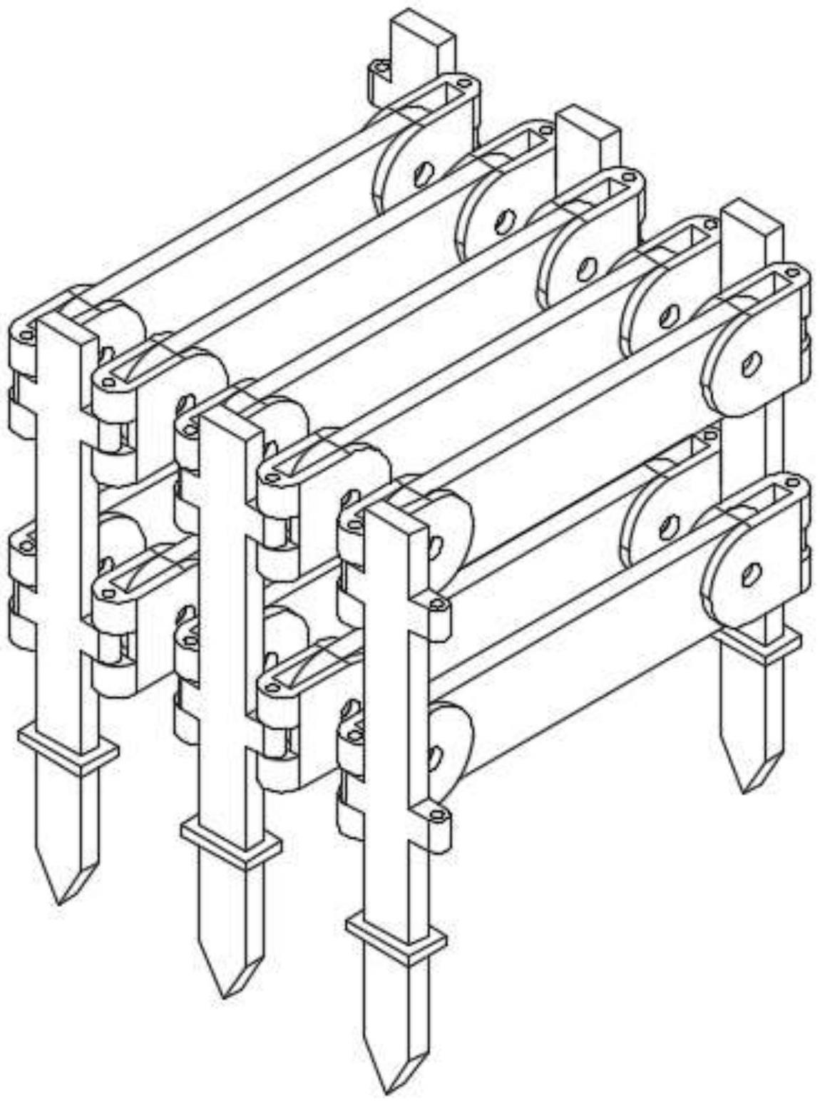 一种园林建设绿化带外围结构的制作方法