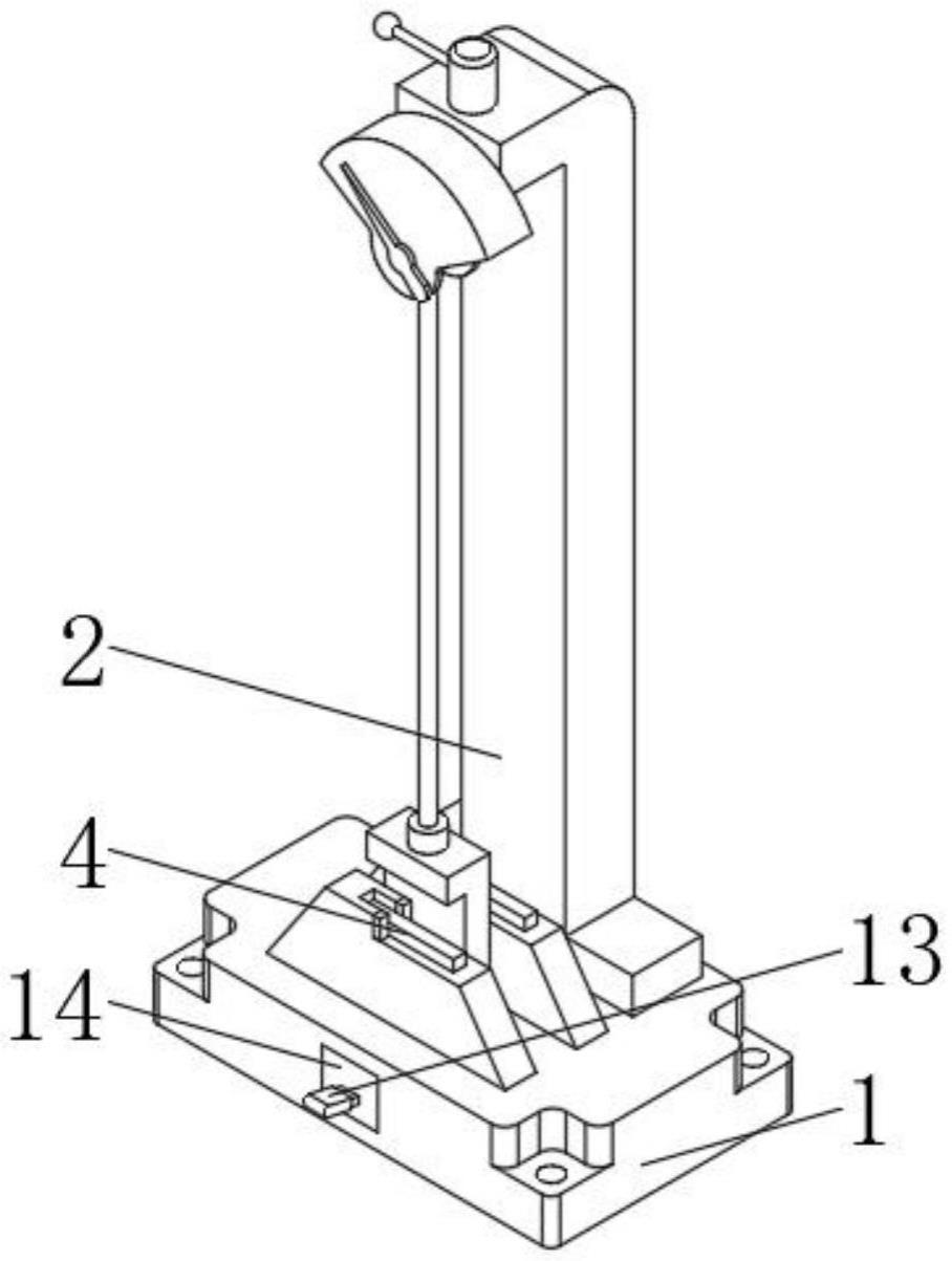 一种冲击实验用固定结构的制作方法