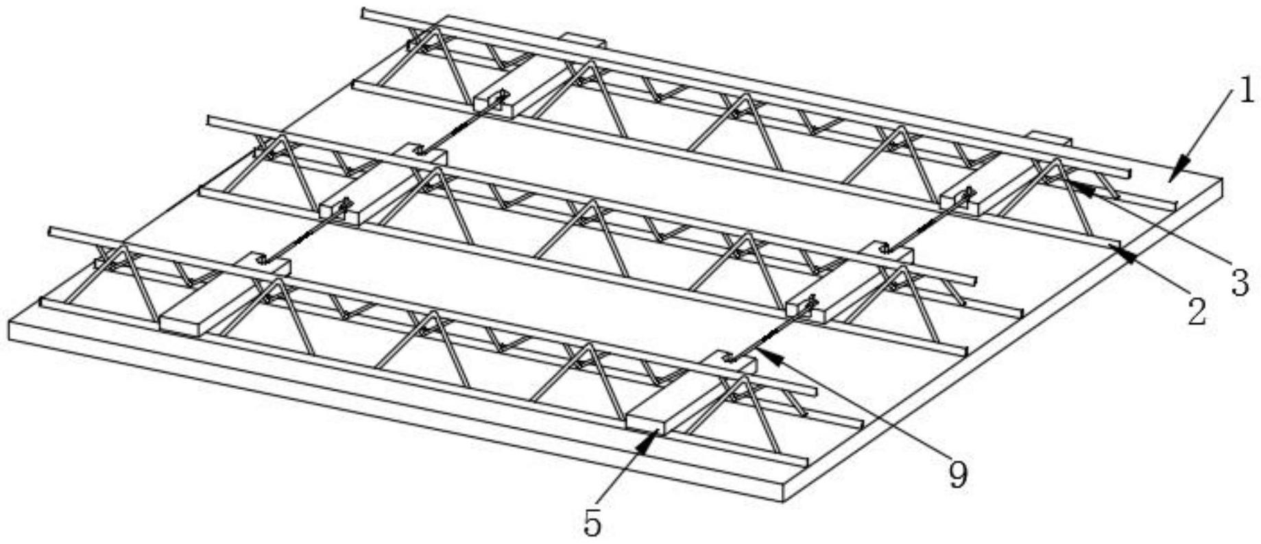 一种复合式免拆模桁架的楼承板结构的制作方法