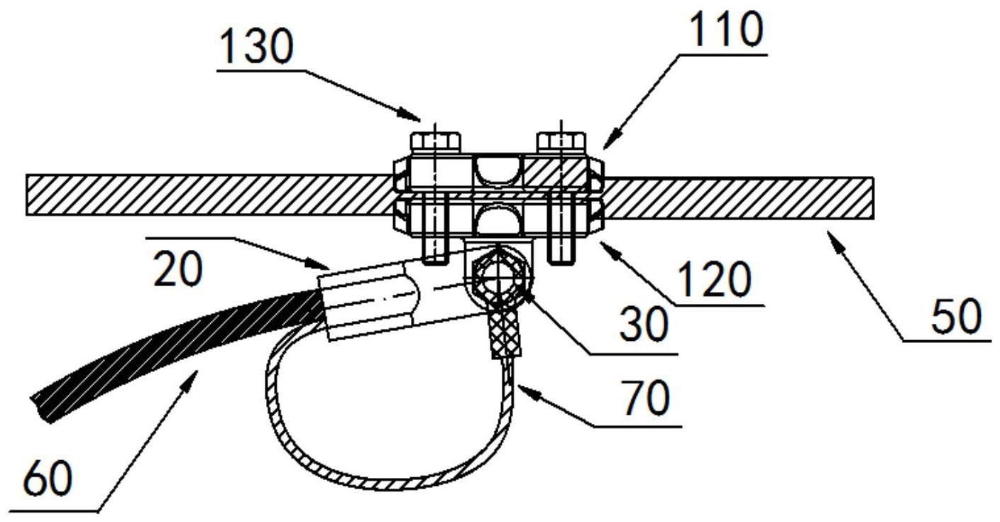 一种铰接结构的弹性吊索线夹的制作方法