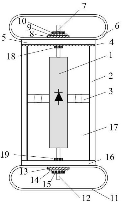 高压整流硅堆的耐电晕电压装置的制作方法
