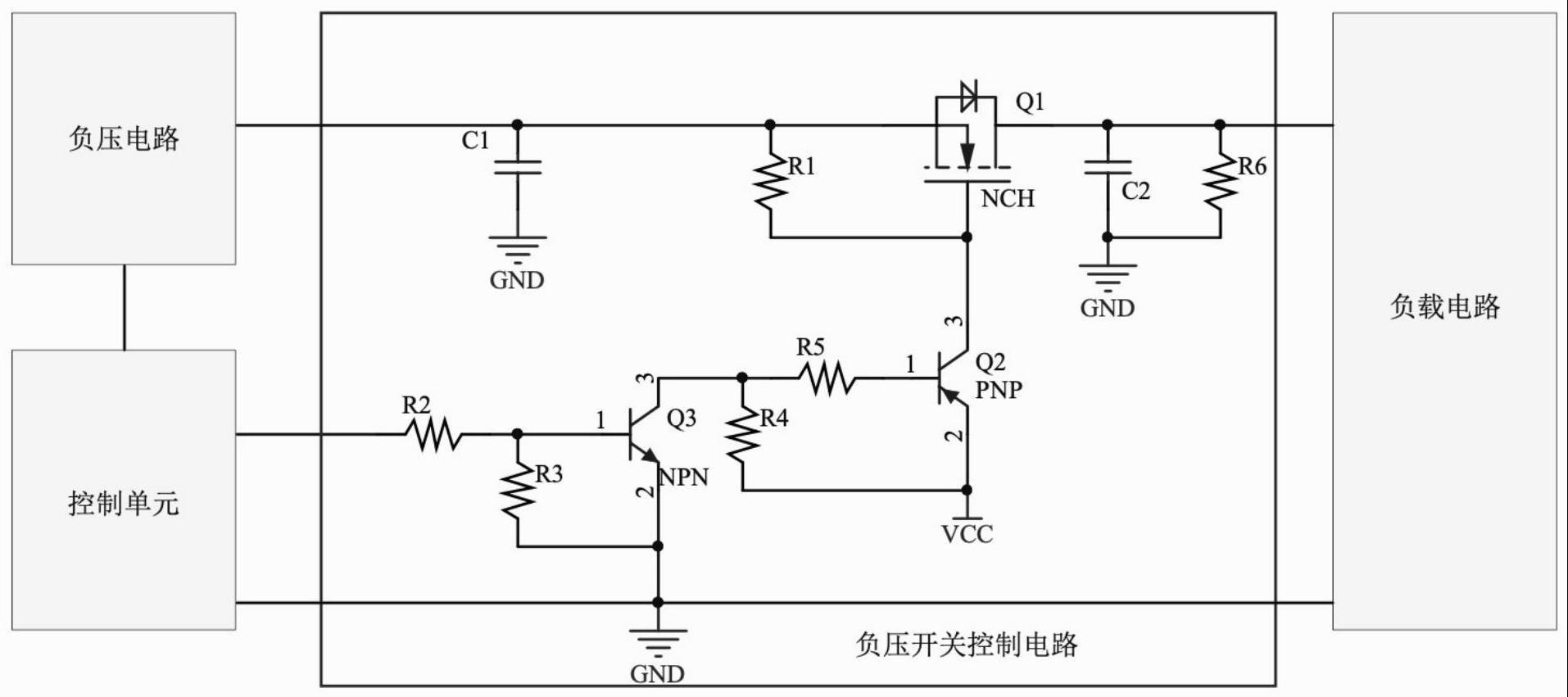 一种负压开关控制电路及方法与流程