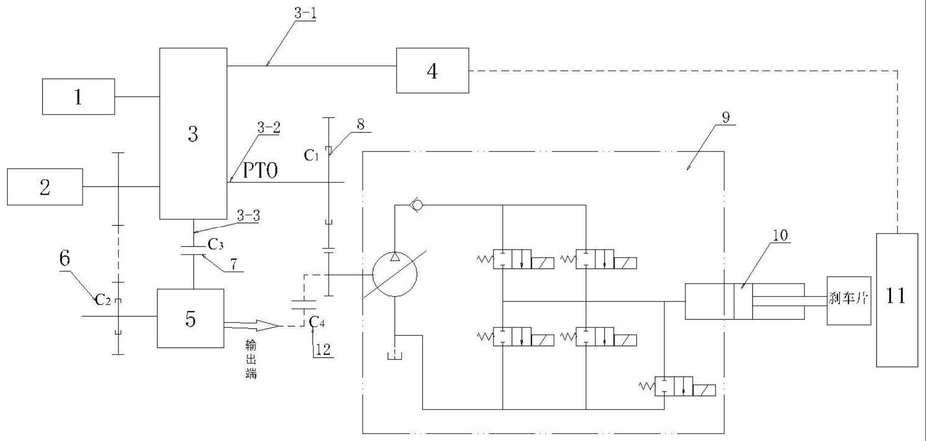 一种拖拉机的混合动力总成系统的制作方法