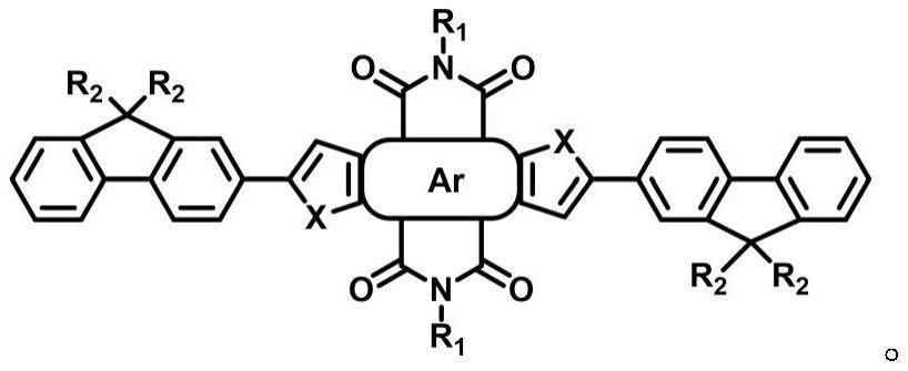 D-A-D型稠环芳香酰亚胺界面材料及其制备方法与应用与流程