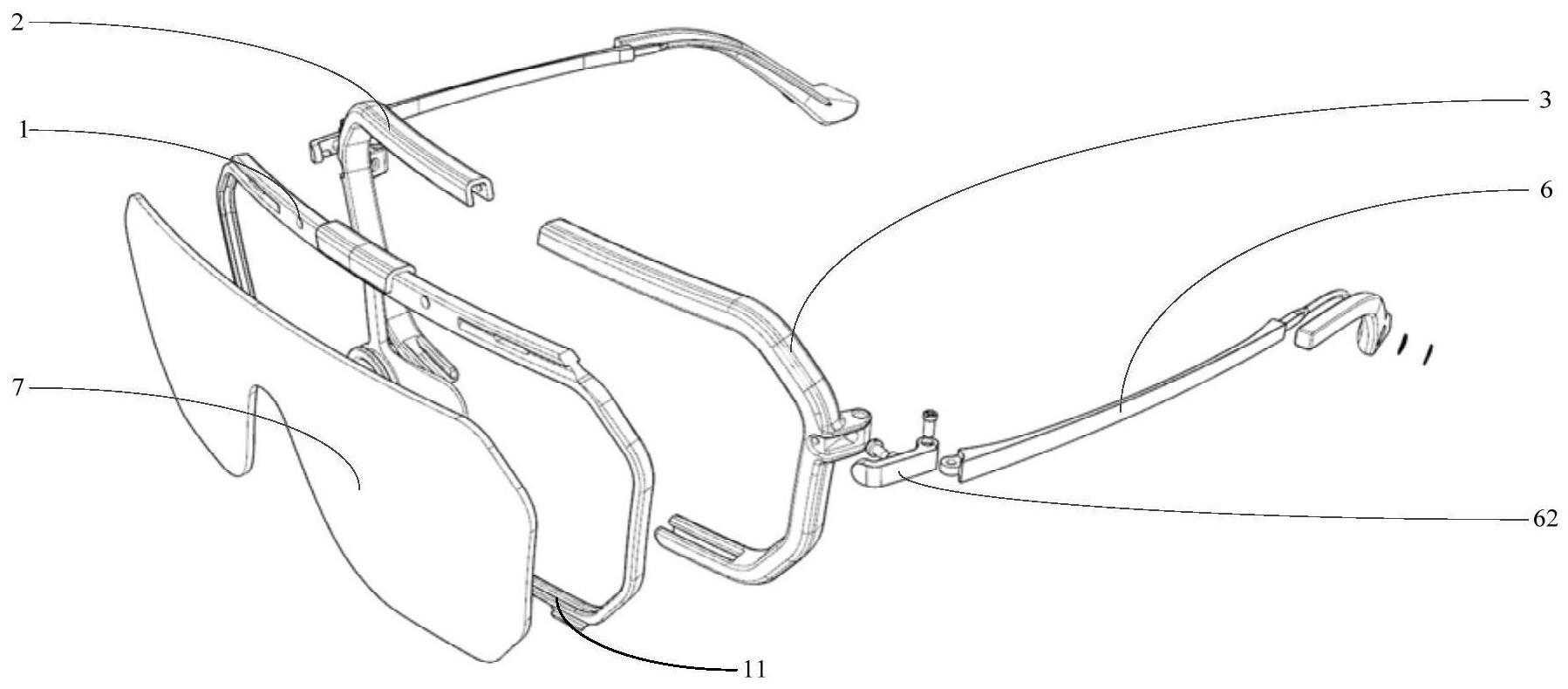 一种可扩展的眼镜镜框及其眼镜的制作方法