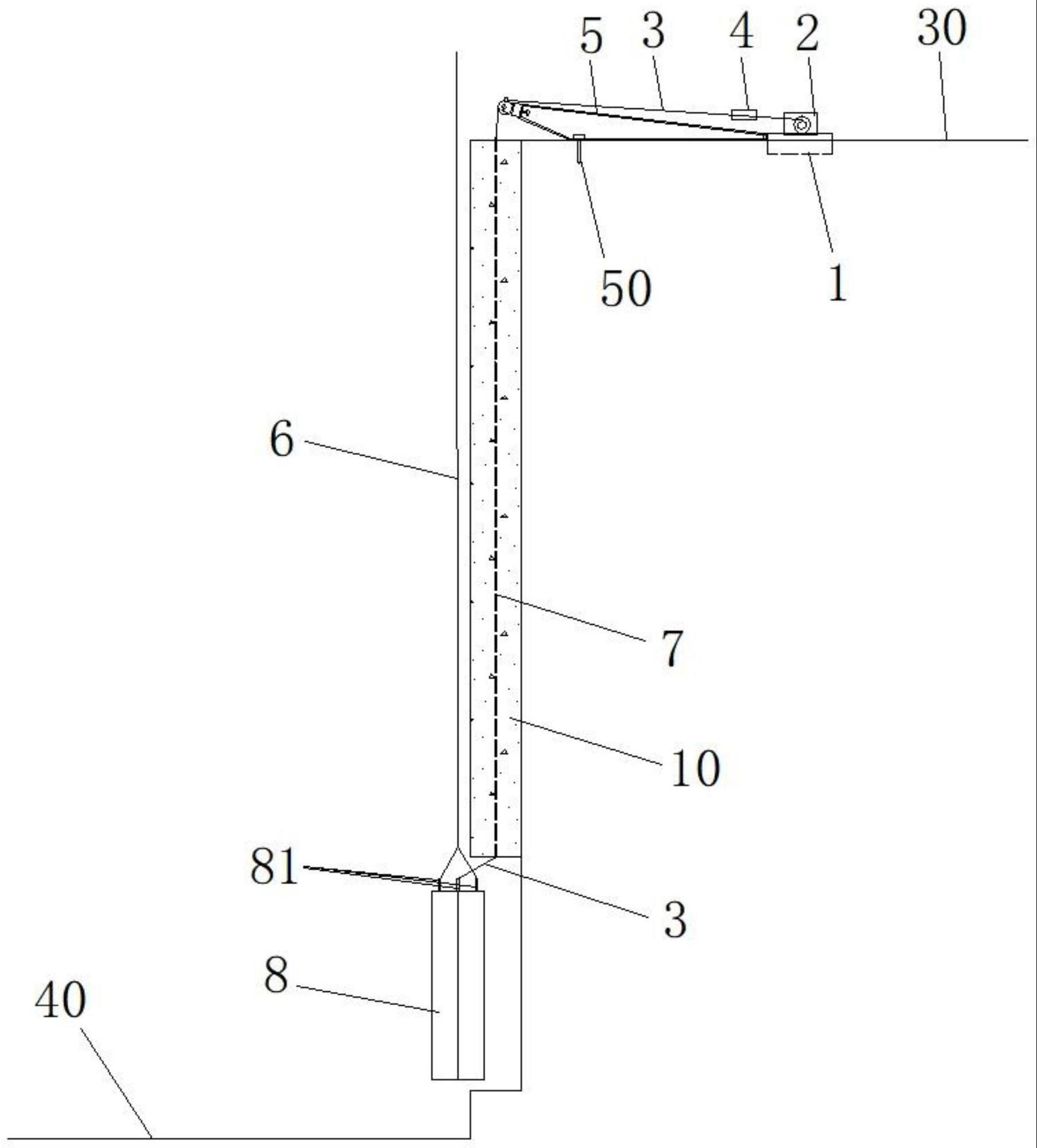 吊装架、顶管进出洞口止水钢套管安装工装及安装方法与流程