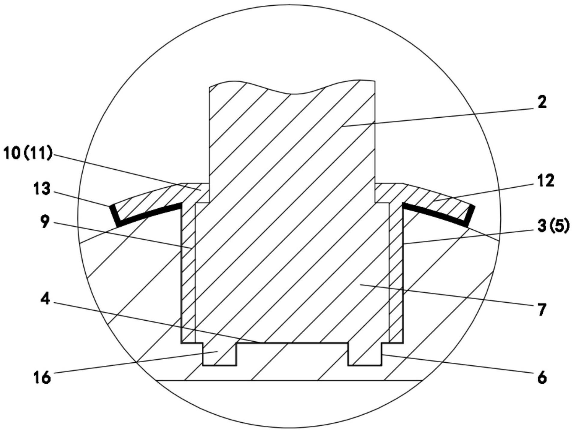 阀球铸件高强度连接结构的制作方法