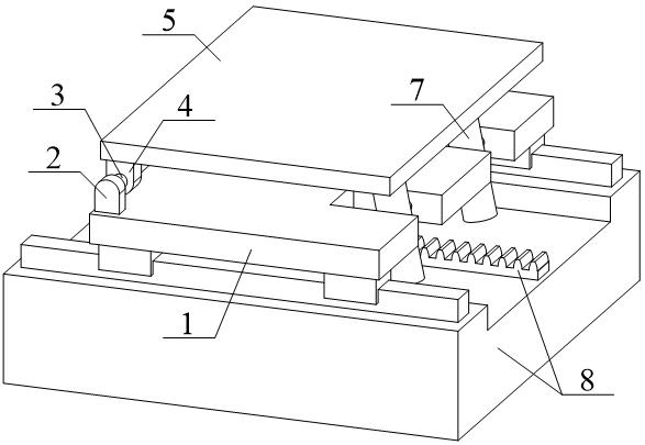 一种数控机床用斜床身调节装置的制作方法