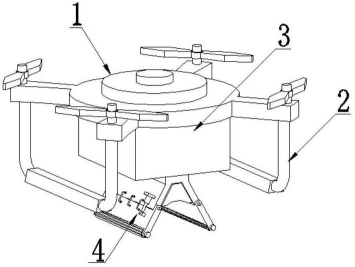 一种用于处理输电线路杂物的无人机的制作方法