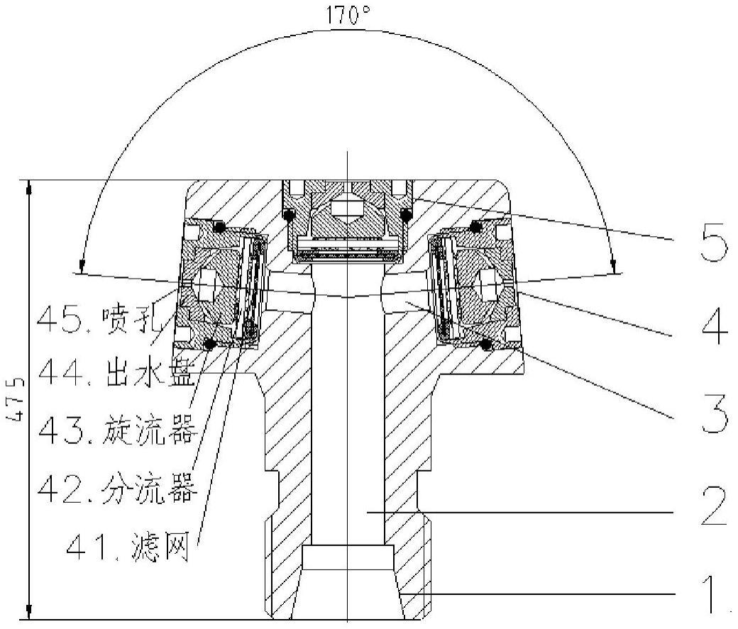 一种应用于密集立体库房的高压细水雾喷头的制作方法