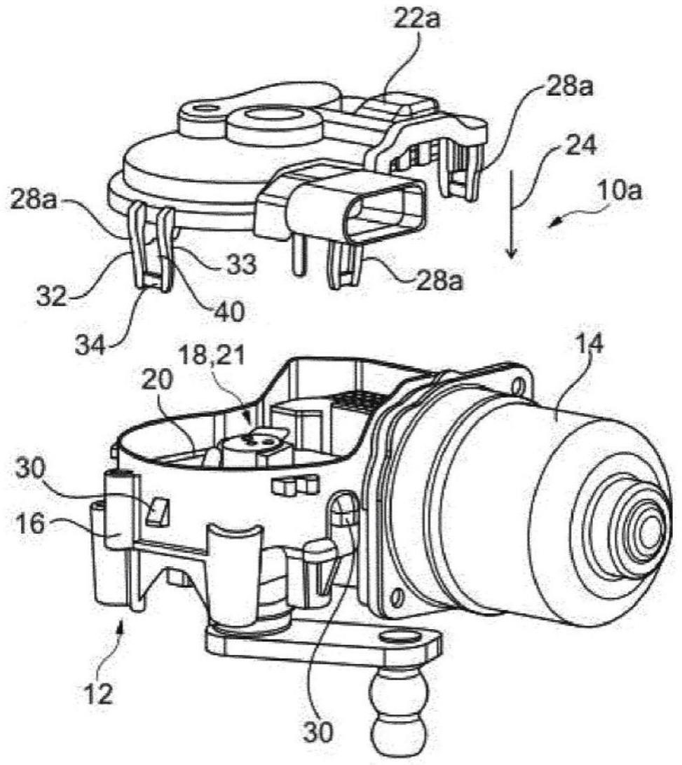 刮水器马达、组装刮水器马达的方法以及组装工具与流程