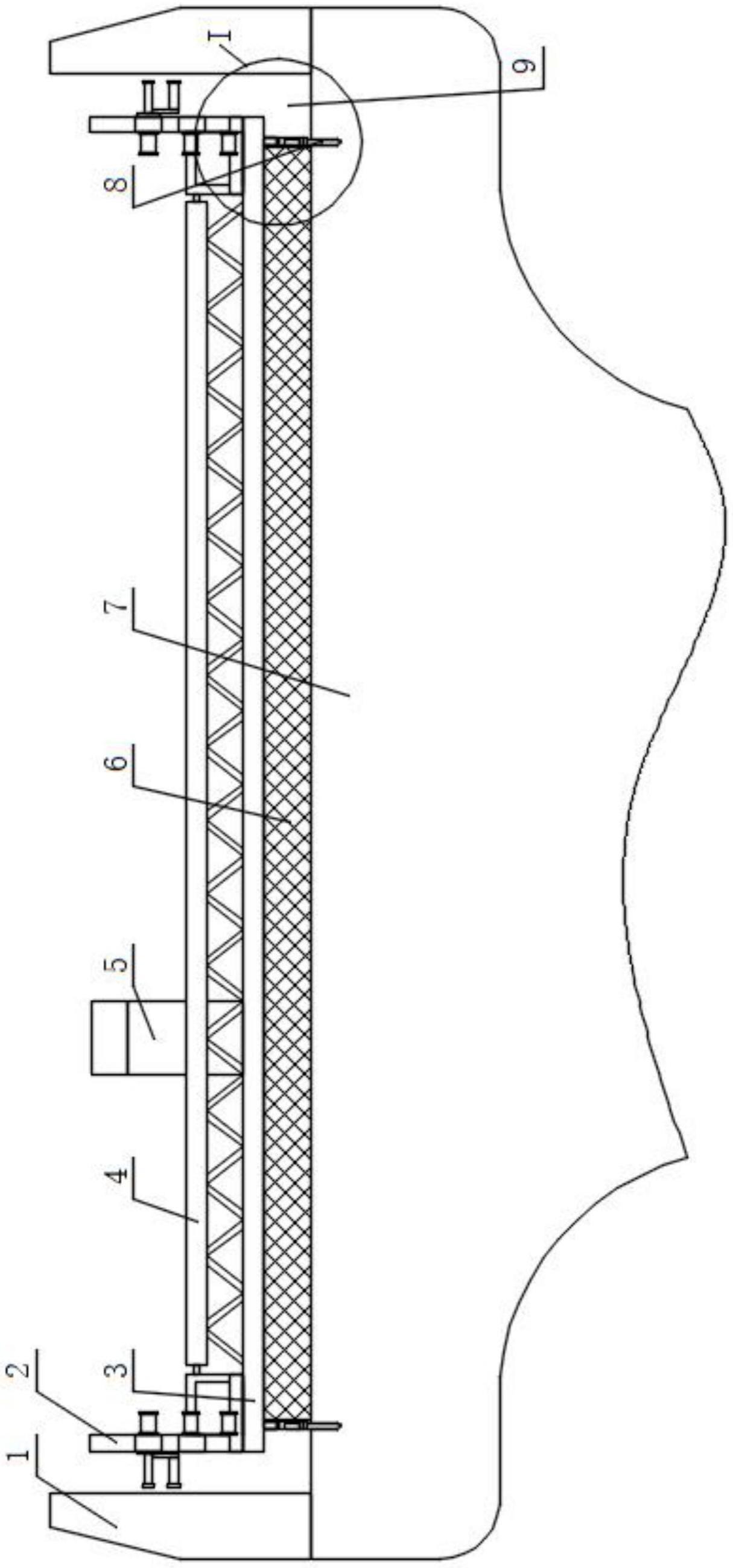 一种高速公路桥梁路面施工用振捣梁支撑结构的制作方法